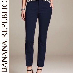 Banana Republic Hampton Sateen Cropped Pants